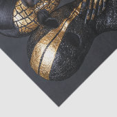 Zwart en goud Beauty10 Tissuepapier (Detail)