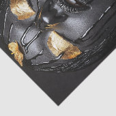 Zwart en goud Beauty3 Tissuepapier (Detail)