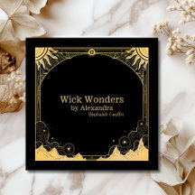 Zwart en Goud Celestial Candle