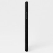 Zwart en goud Elegant Monogram Tekst iPhone Case Hoesje (Rechterkant)