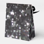 Zwart en Goud Glitter Patroon Favor Box Bedankdoosjes (Achterkant)