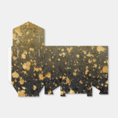 Zwart en goud - Hartelijk dank voor uw favoriete d Bedankdoosjes (Uitgevouwen)