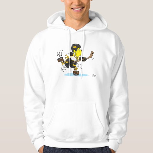 Zwart en goud hoodie (Voorkant)