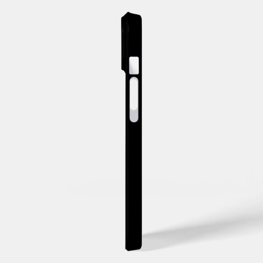 Zwart en goud | Initiaal Monogram Gepersonaliseerd Case-Mate iPhone Case (Achterkant / Links)