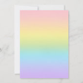 Zwart en goud iriserende hart bruiloft kaart (Achterkant)