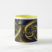 Zwart en goud mok (Midden)