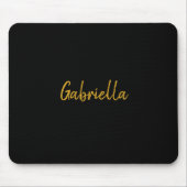 Zwart en goud muismat (Voorkant)