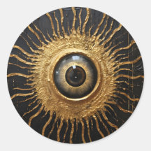Zwart en Goud Occult Evil Eye