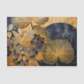 Zwart en goud oosters tissuepapier (Voorkant)