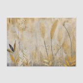 Zwart en goud oosters tissuepapier (Voorkant)