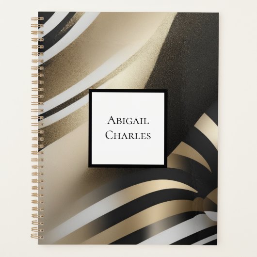 Zwart en goud Planner (Voorkant)