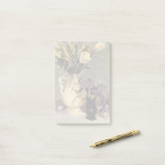 Zwart en goud post-it® notes (Op bureau)