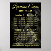 Zwart en goud poster (Voorkant)