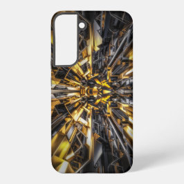 Zwart en Goud Samsung Beschermende Hoesje Samsung Galaxy Hoesje