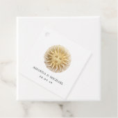 Zwart en Goud Vintage Bedankjes Labels (In situ)