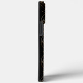 Zwart en gouddeo Case-Mate iPhone case (Achterkant / Rechts)