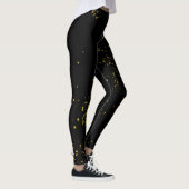 Zwart en Gouden Leggings (Rechts)