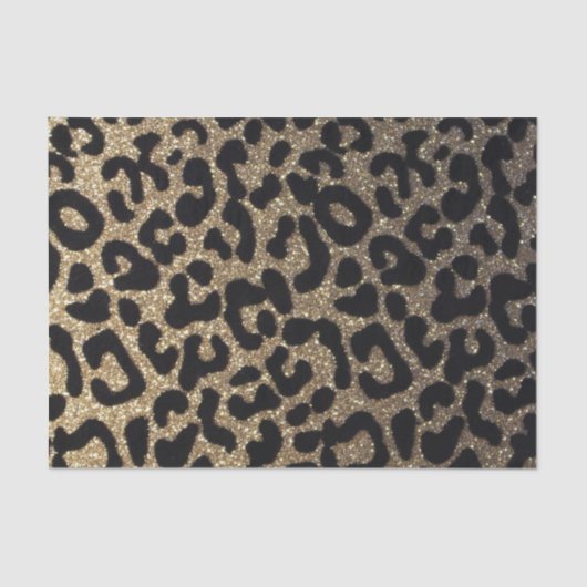 Zwart en goudglitter tissuepapier (Voorkant)