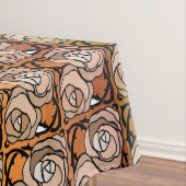  zwart en goudRozen floreel patroon Tafelkleed (Voorbeeld)