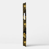 Zwart en goudTropische bladeren Case-Mate iPhone Case (Achterkant / Rechts)