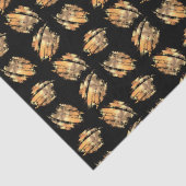 Zwart en goudvormig glam tissuepapier (Detail)