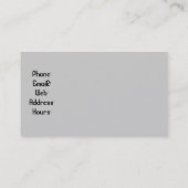 Zwart en grijs  Camera Visitekaartje (Achterkant)