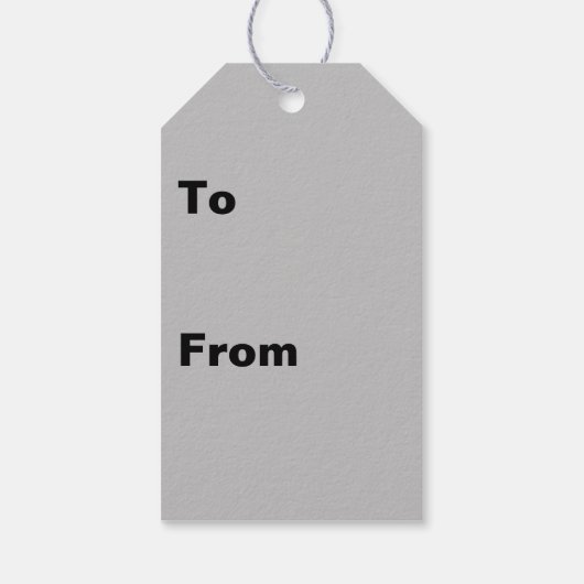 Zwart en grijs Camouflage getextureerde lijn strep Cadeaulabel (Achterkant)