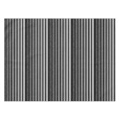 Zwart en grijs Camouflage getextureerde lijn strep Tafelkleed (Voorkant (Horizontaal))