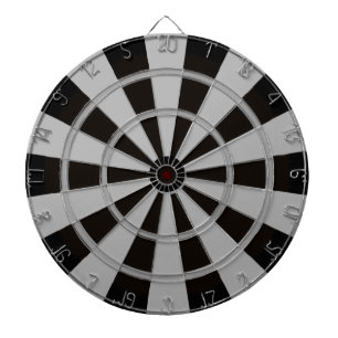 Zwart en grijs Combo 2 Regulation Dart Board Dartbord