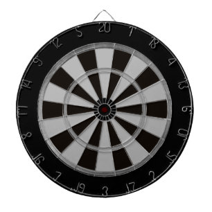 Zwart en grijs Combo Regulation Dart Board Dartbord