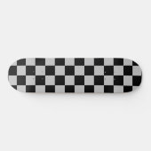 Zwart en grijs geplakt skateboard (Horizontaal)