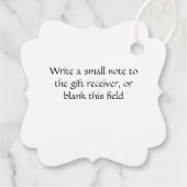 Zwart en grijs Gift Label - HAMbyWG (Achterkant)