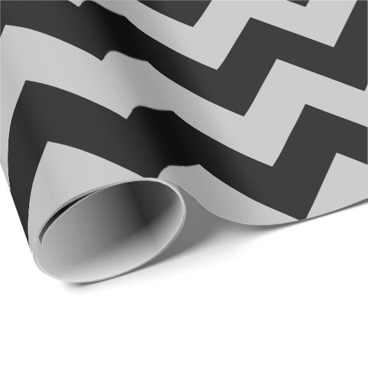 Zwart en grijs groots papier voor het verpakken va (Rol Hoek)