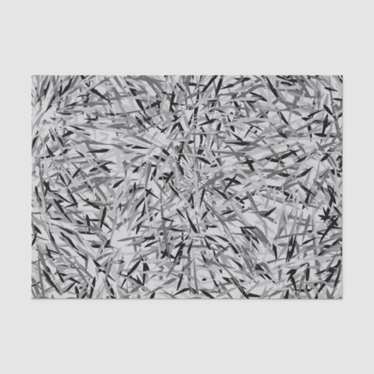 Zwart en grijs modern papier voor Floral afdrukken (Voorkant)