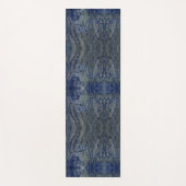 Zwart en grijs patroon yogamat (Voorkant)