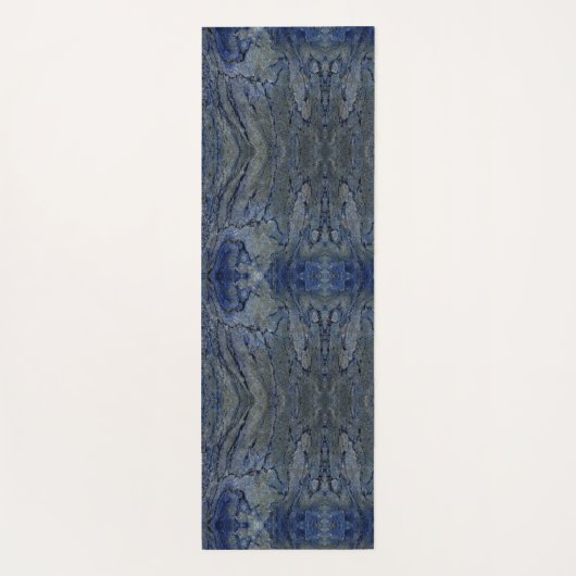 Zwart en grijs patroon yogamat (Achterkant)