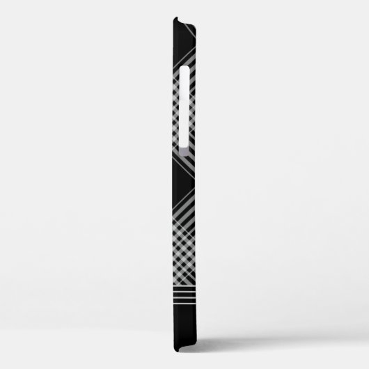 Zwart en grijs speldenstang Case-Mate iPhone case (Achterkant / Links)