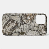 Zwart en grijs steenfragment Case-Mate iPhone case (Achterkant (horizontaal))