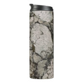 Zwart en grijs steenfragment thermosbeker (Geroteerd rechts)