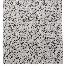 Zwart en grijs Terrazzo Patroon