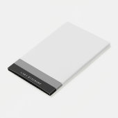 Zwart en grijs verloopkleurenblok post-it® notes (Schuin)