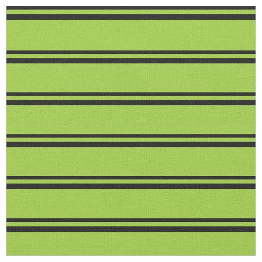 Zwart en groen streeppatroon stof (Close Up)
