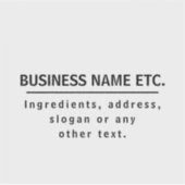 Zwart en helder, multifunctioneel transparant sticker (Voorkant)