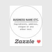 Zwart en helder, multifunctioneel transparant sticker (Vel)