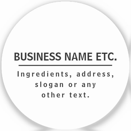 Zwart en helder, multifunctioneel transparant sticker (Voorkant)