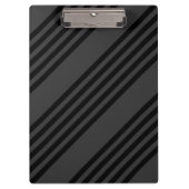 Zwart en houtskool met vijf strippen klembord (Voorkant)