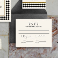 Zwart en Ivoor Warm Minimalisme Bruiloft