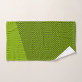Zwart en kalkgroen elegant Abstract modern minimaa Bad Handdoek (Handdoek)