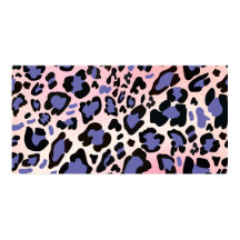Zwart en Lavendel Leopard Print: vet en elegant