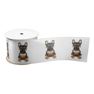 Zwart en lichtbruin Franse Bulldog / Franse Bulldo Lint